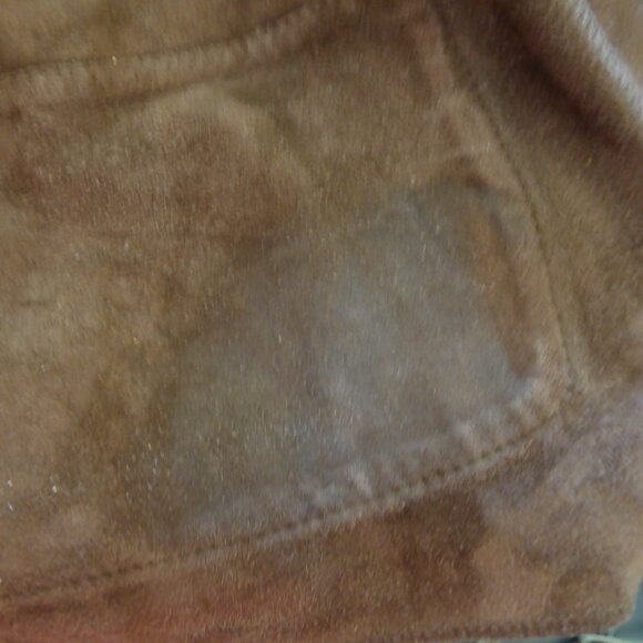 Vera Pelle Shasa Brown Reversible Genuine Leather Suede Jacket S Made in Italy - Picture 16 of 16
